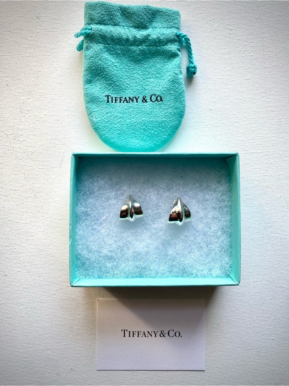Tiffany & Co. Sterling Silver Elsa Peretti Earrings